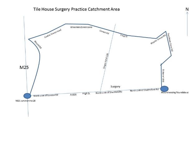 Map of Practice Area